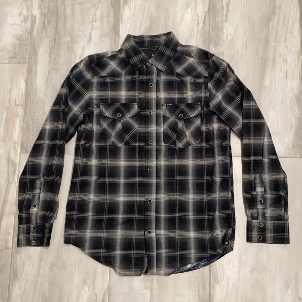 Hurley long sleeve button down